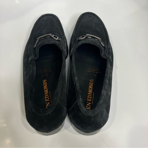 Allen Edmonds Vinci loafers black fine European suede‎ leather mens size 9.5 main image 9